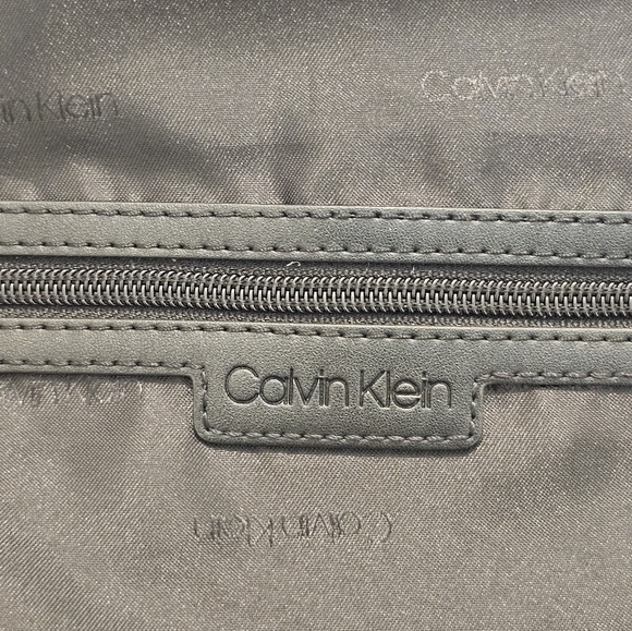 Calvin Klein Belfast Nylon Backpack, Black/Silver, Like New, Unisex main image 4